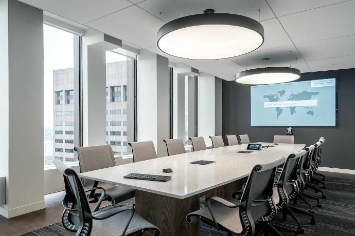 Modern Boardroom Setup
